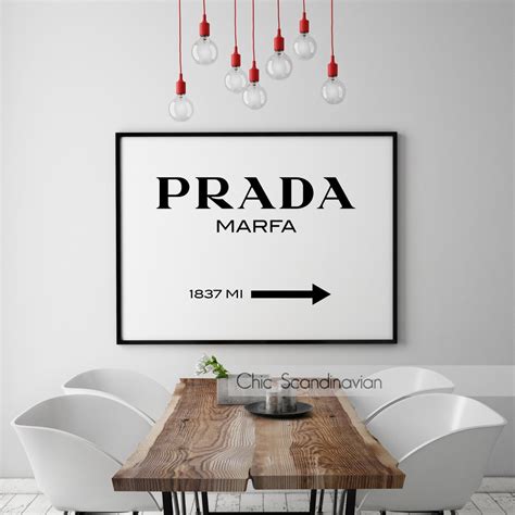 prada marfa print|Prada marfa art prints.